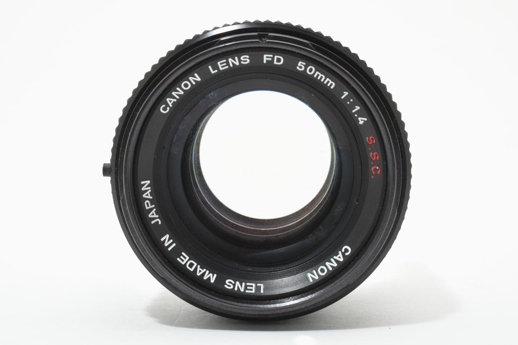 ★良品★ キヤノン Canon FD 50mm F1.4 S.S.C. 単焦点レンズ ブラック ★ L20#8006