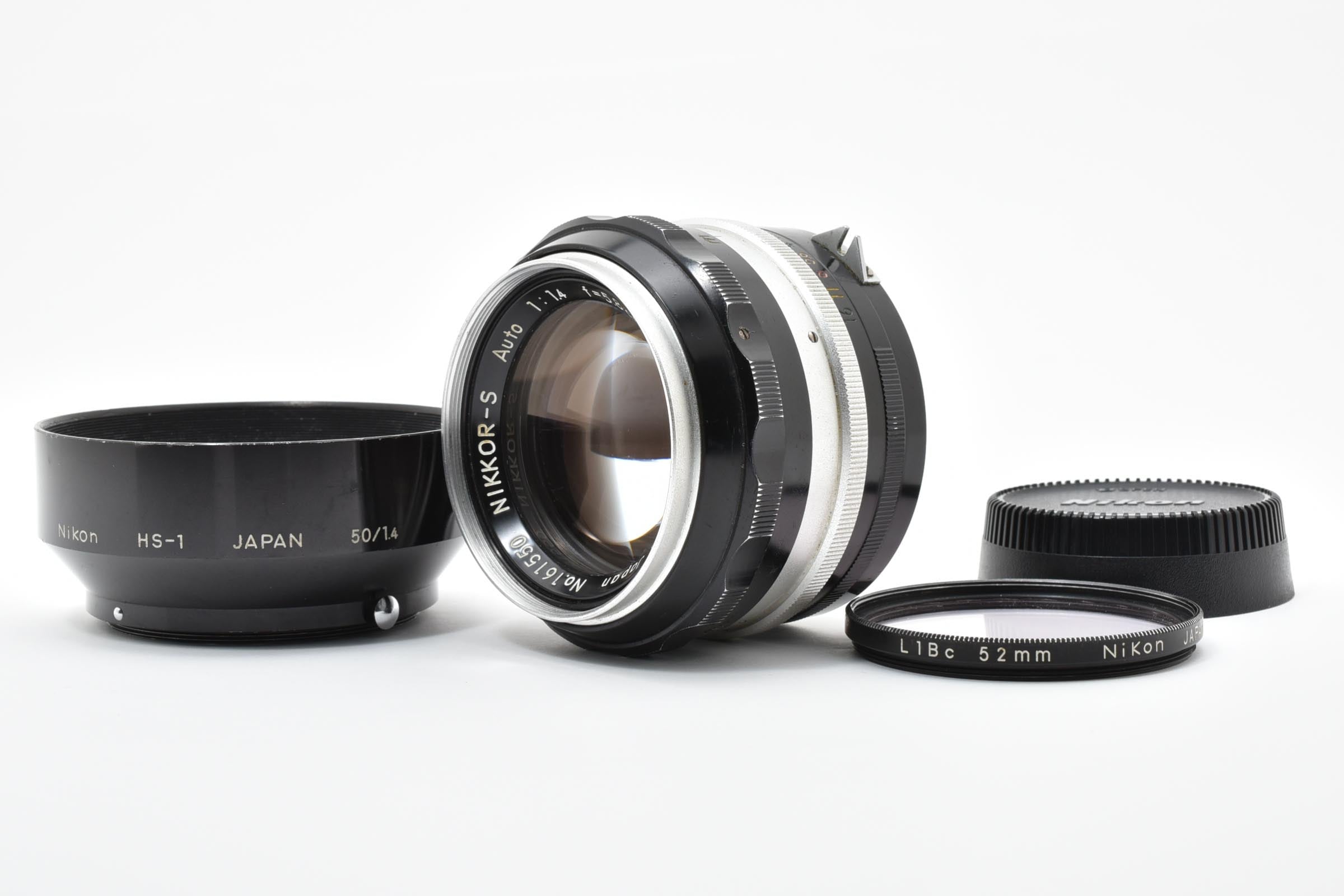 ★美品★ ニコン Nikon AUTO NIKKOR 5.8CM F1.4 PAT.PEND 非AI レンズ ★ L12#8212