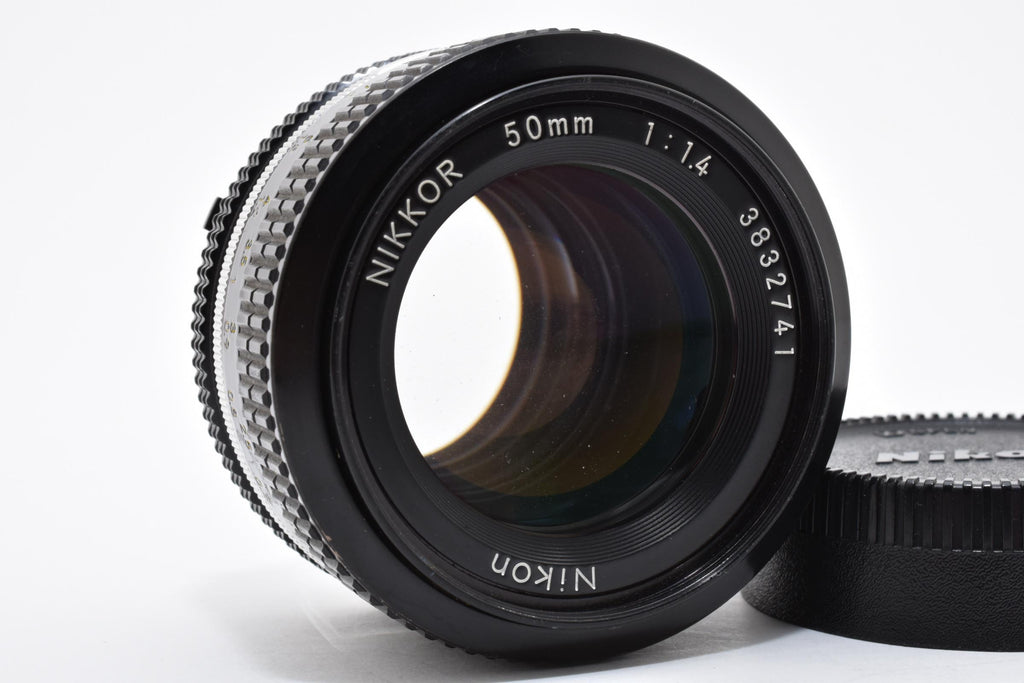 ★美品★ ニコン NIKON NEW NIKKOR 50MM F1.4 AI改 ブラック 単焦点レンズ ★ L44#8029