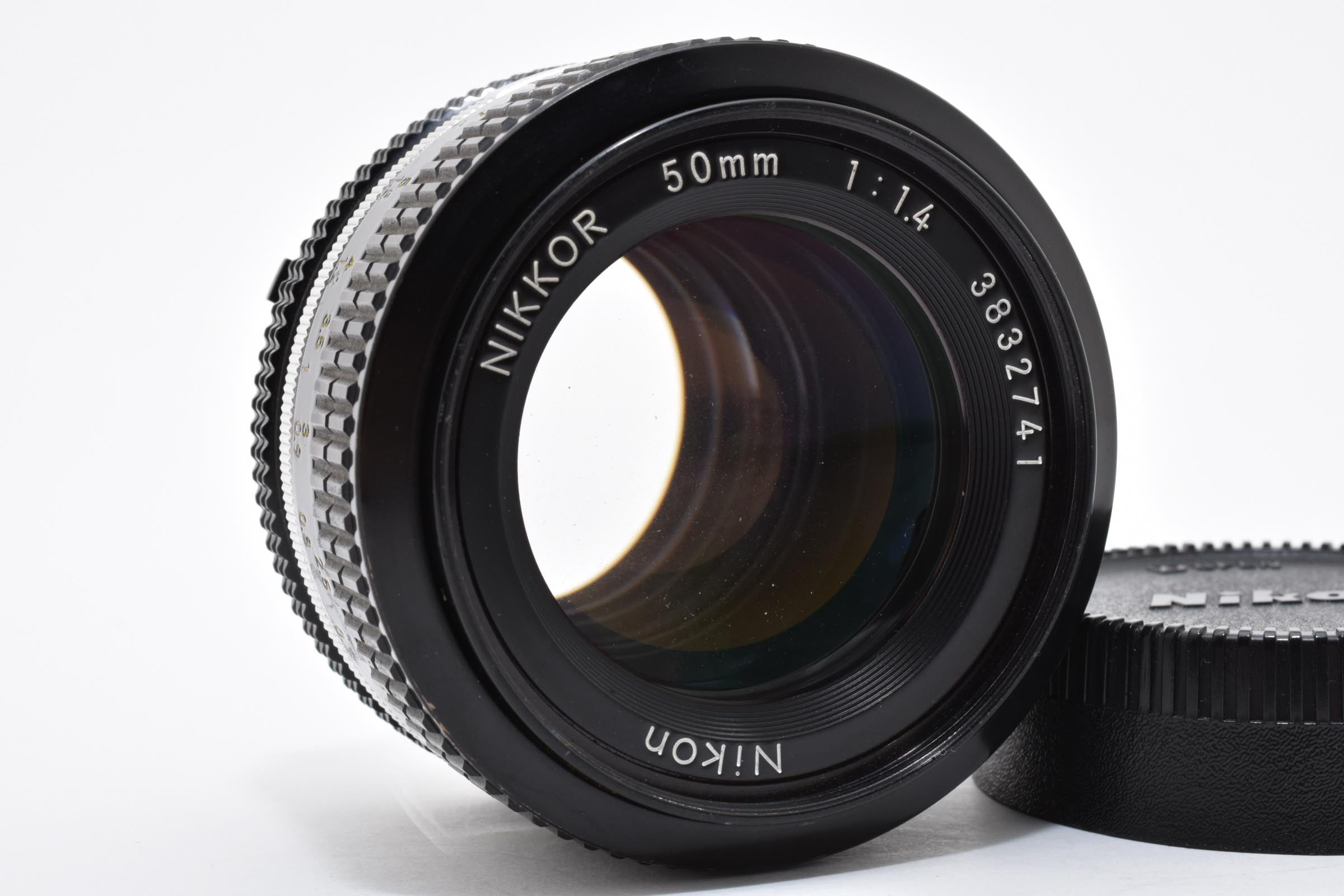 ★美品★ ニコン NIKON NEW NIKKOR 50MM F1.4 AI改 ブラック 単焦点レンズ ★ L44#8029
