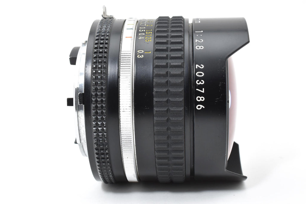 ★美品★ ニコン NIKON AI-S NIKKOR 16MM F2.8 FISH EYE ブラック 単焦点 魚眼レンズ ★ L23#7859