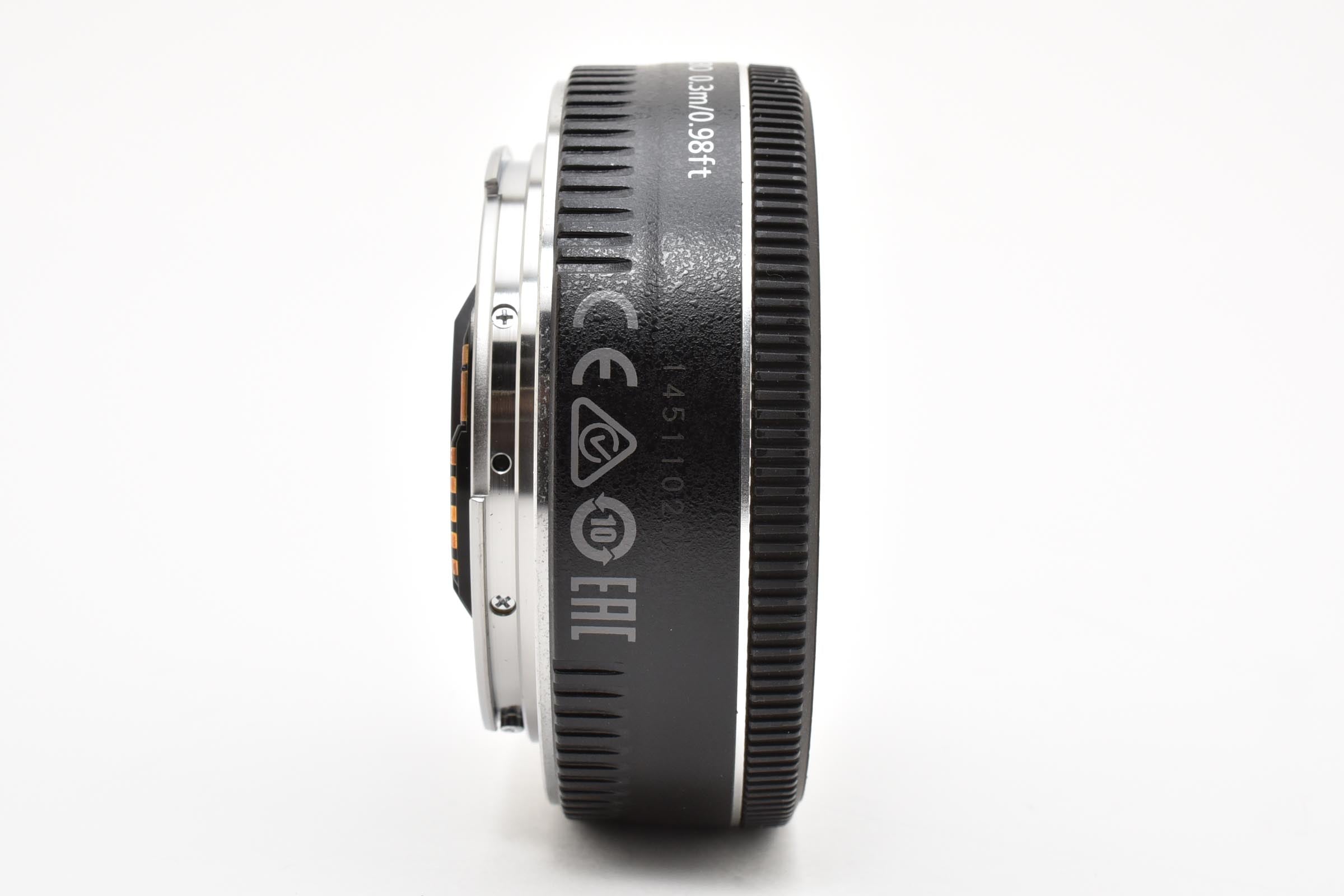 ★良品★ キャノン CANON EF40MM F2.8 STM 極薄 単焦点レンズ ★ #8595