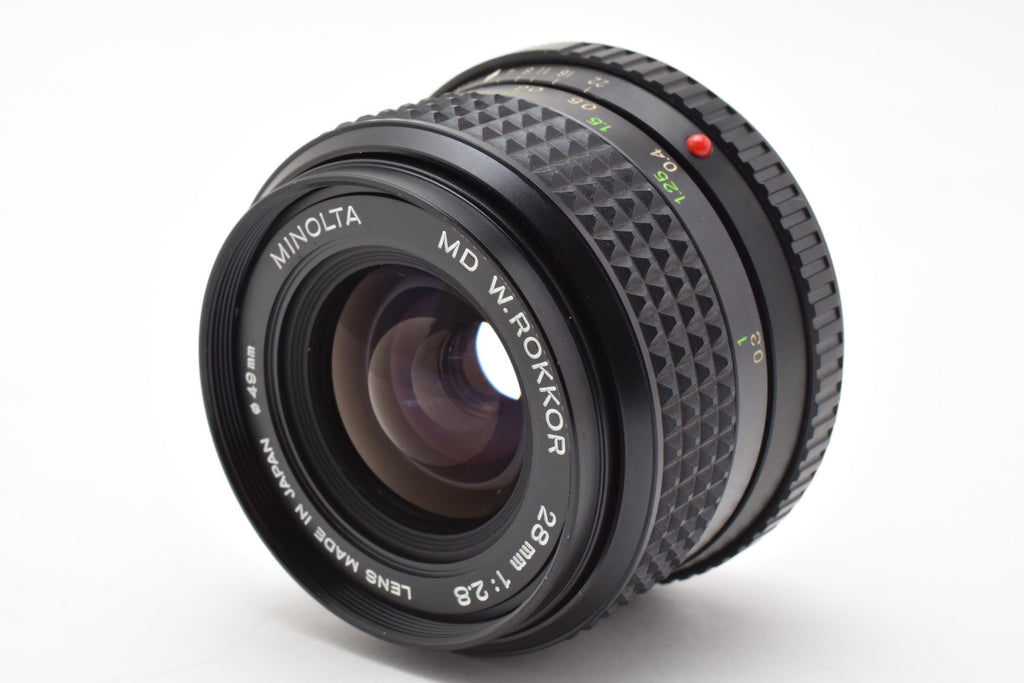 ★美品★ ミノルタ MINOLTA MD W.ROKKOR 28MM F2.8 カメラレンズ ★ #8259