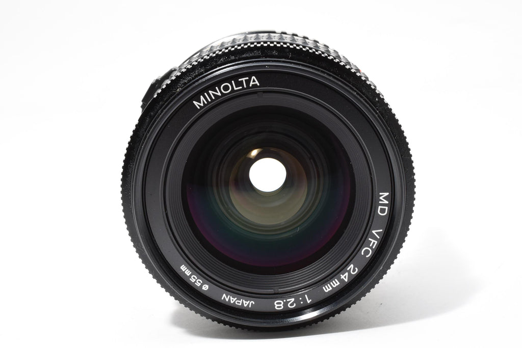 ★希少美品★ ミノルタ MINOLTA MD VFC 24MM F2.8 広角 単焦点 交換レンズ ★ L55#7513