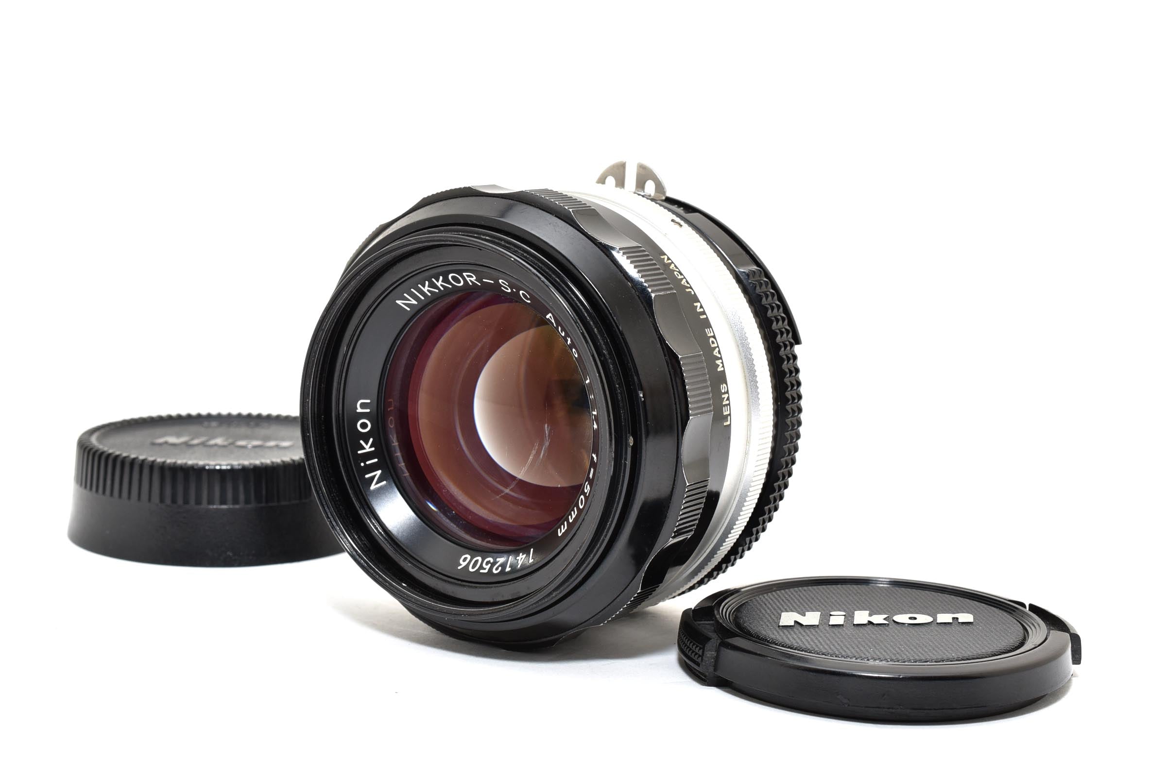 ★良品★ ニコン NIKON NIKKOR-S C AUTO 50MM F1.4 C AI改 ブラック 単焦点レンズ ★ L55#7918