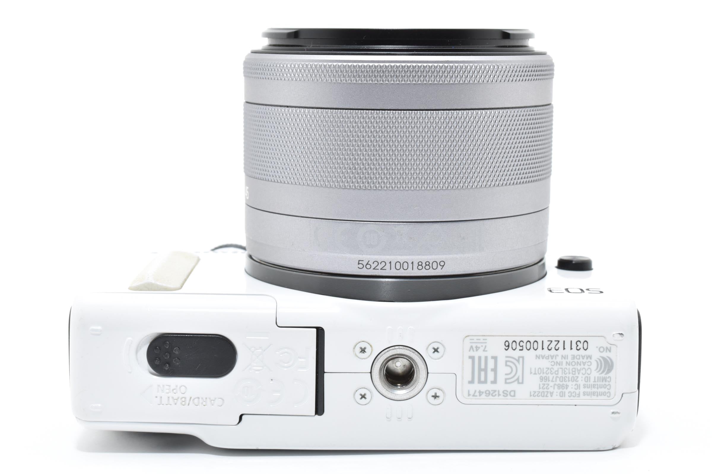 ★美品★ キヤノン Canon EOS M2 ボディ ホワイト EF-M 15-45mm F3.5-6.3 IS STM ★ L24#7060