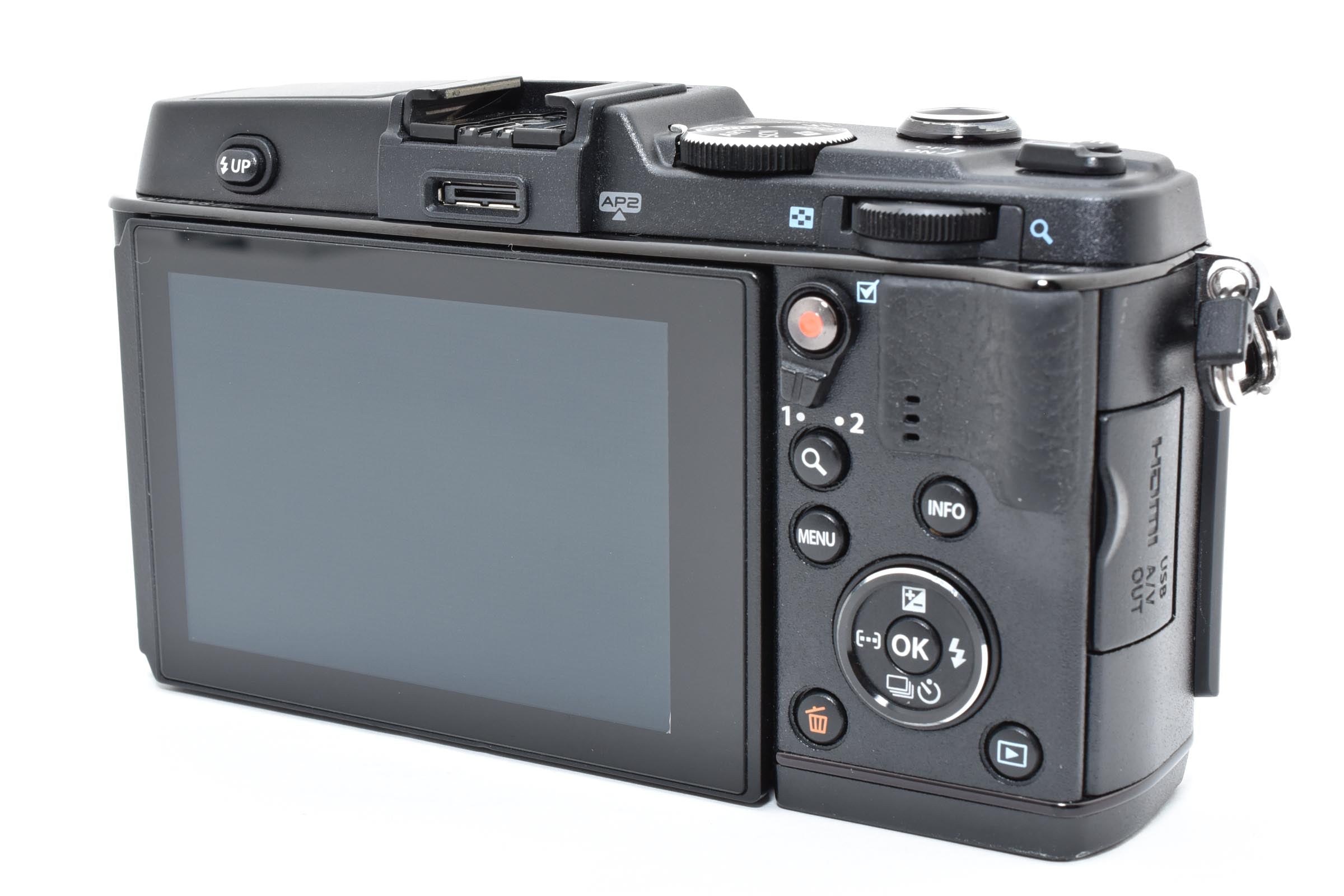 ★良品ショット数6516回★ オリンパス OLYMPUS PEN E-P5 ボディ ブラック ミラーレス一眼カメラ ★ L21#7920