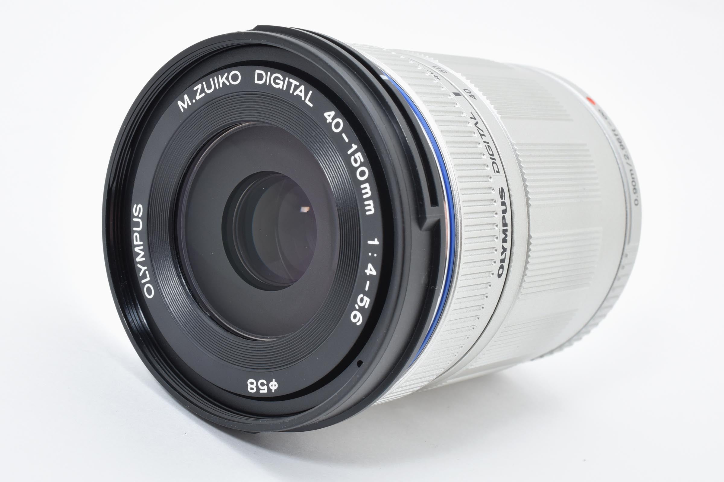 ★美品★ オリンパス OLYMPUS M.ZUIKO DIGITAL 40-150MM F4-5.6 ED MSC シルバー 望遠ズームレンズ ★ L27#7765