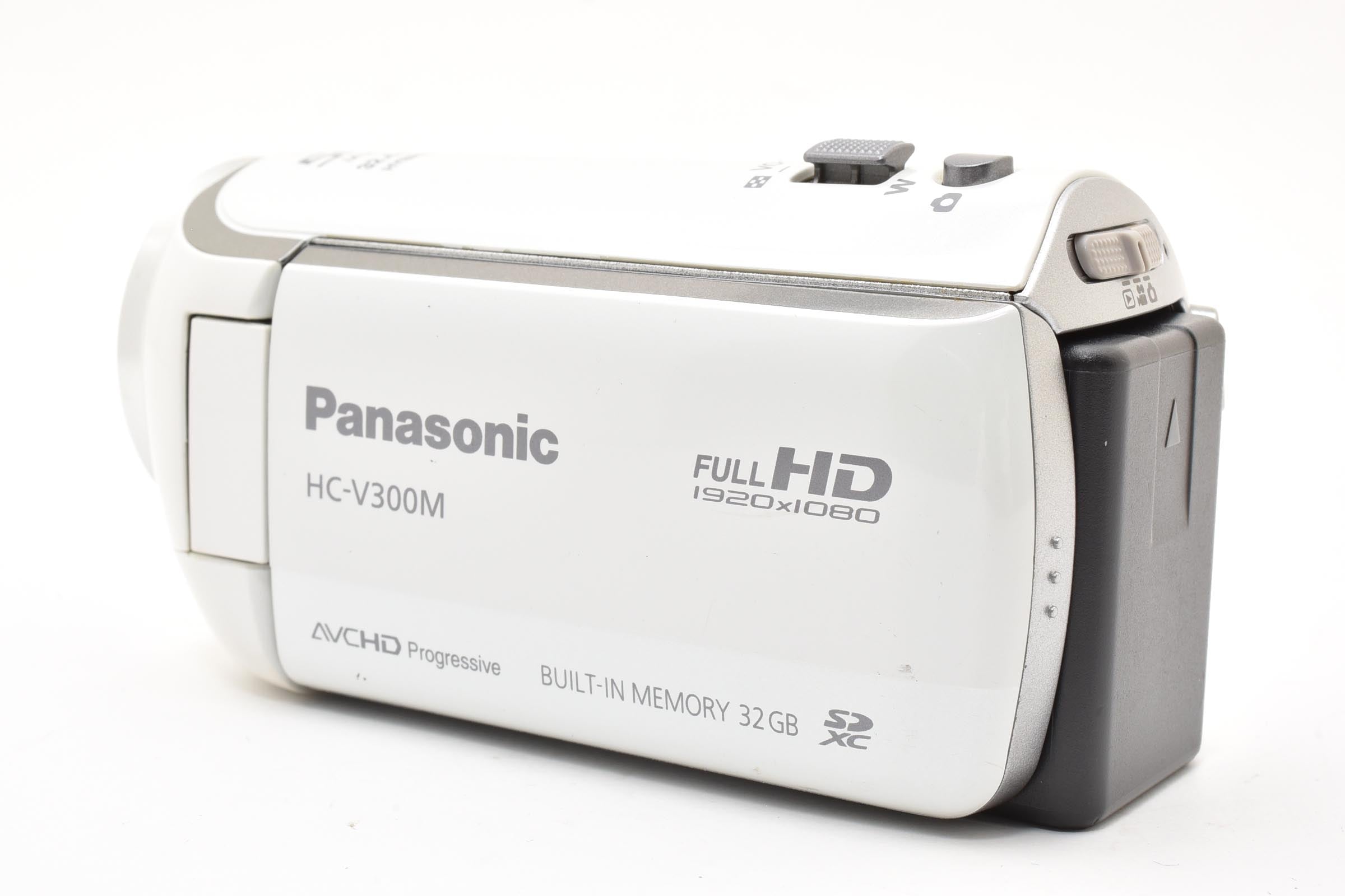 ★良品★ パナソニック Panasonic HC-V300M パールホワイト ビデオカメラ ★ L33#8192