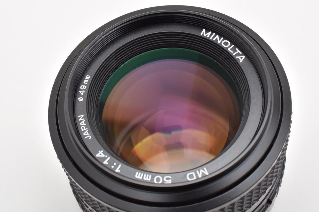★良品★ ミノルタ MINOLTA MD 50MM F1.4 単焦点レンズ 美品 ★ L30#8252