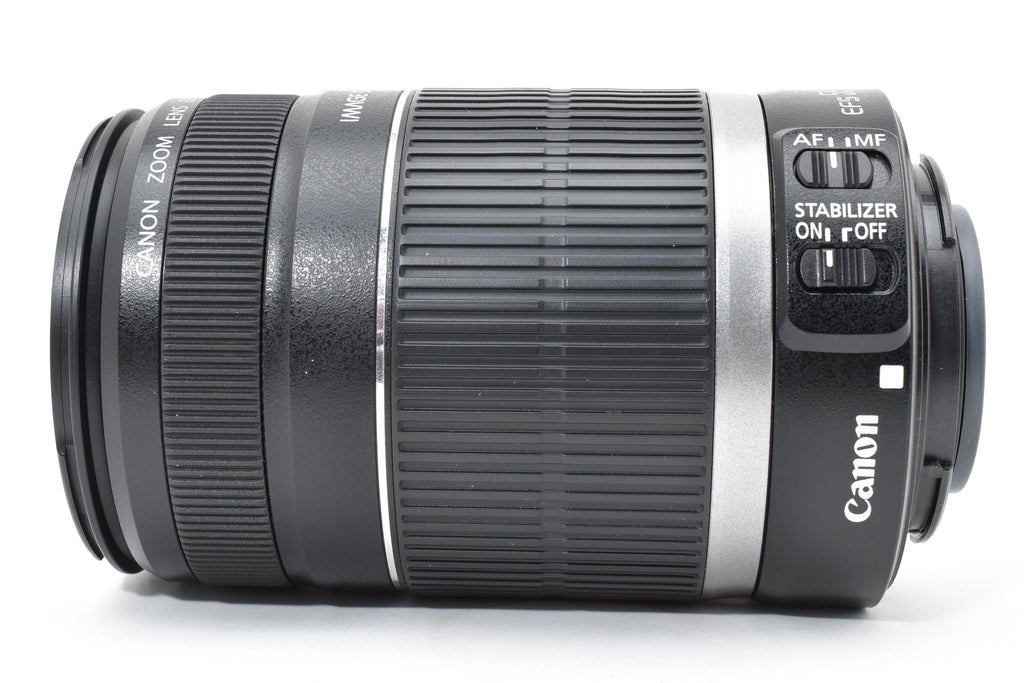 ★美品★ キヤノン Canon EF-S 55-250MM F4-5.6 IS ブラック 望遠ズームレンズ ★ L33#7934