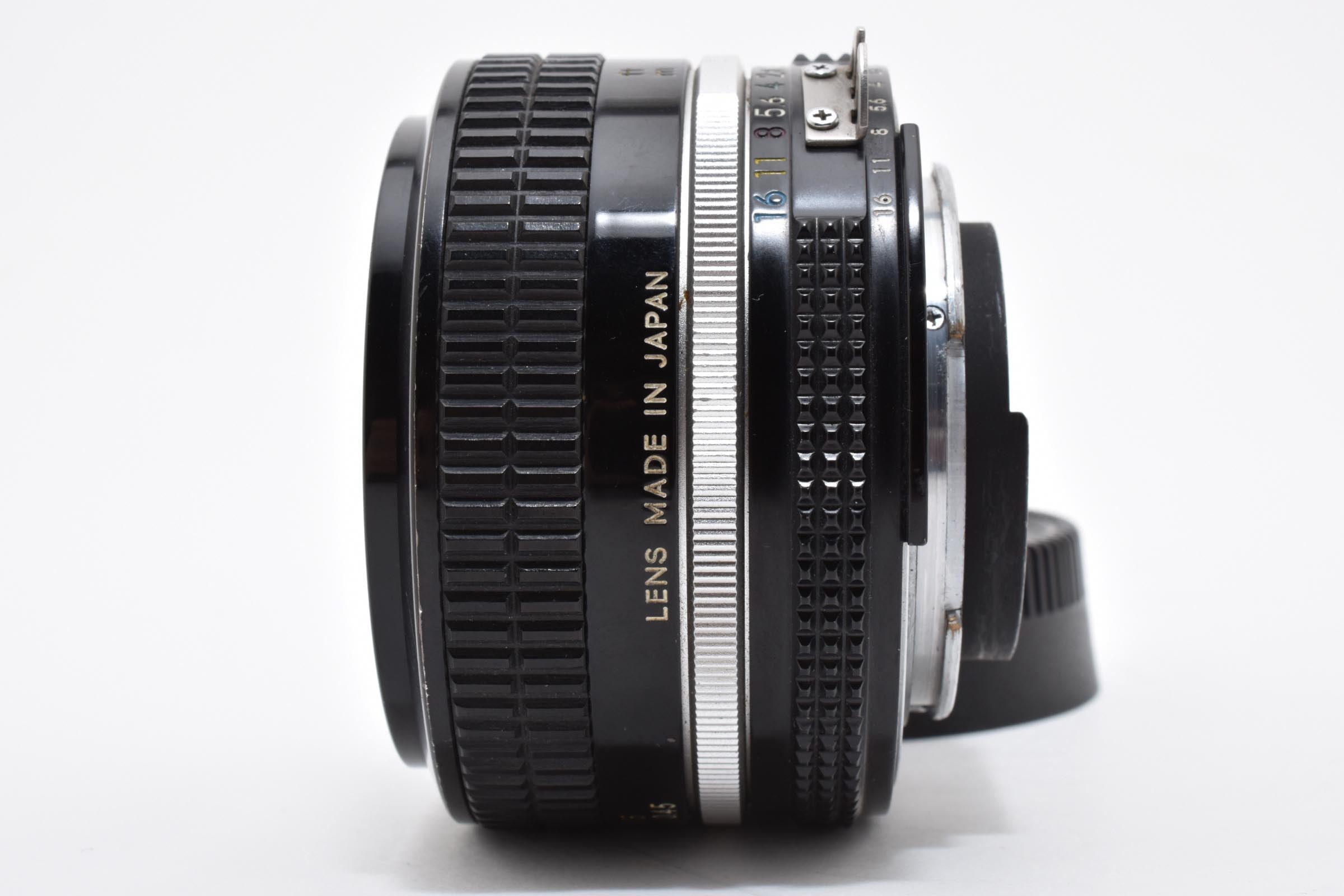 ★美品★ ニコン NIKON NEW NIKKOR 50MM F1.4 AI改 ブラック 単焦点レンズ ★ L44#8029