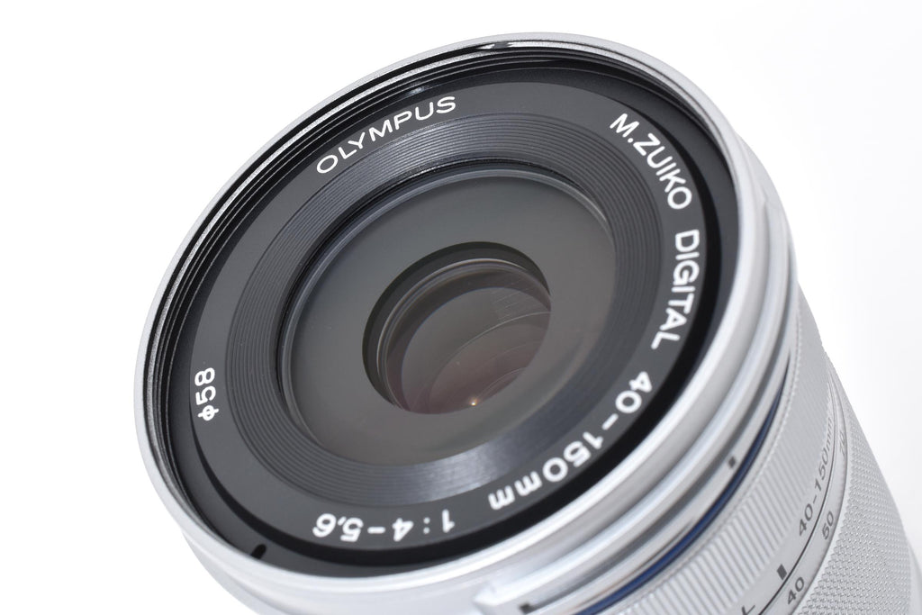 ★良品★ オリンパス Olympus M.ZUIKO DIGITAL ED 40-150MM F4-5.6 シルバー 交換レンズ ★ #8361