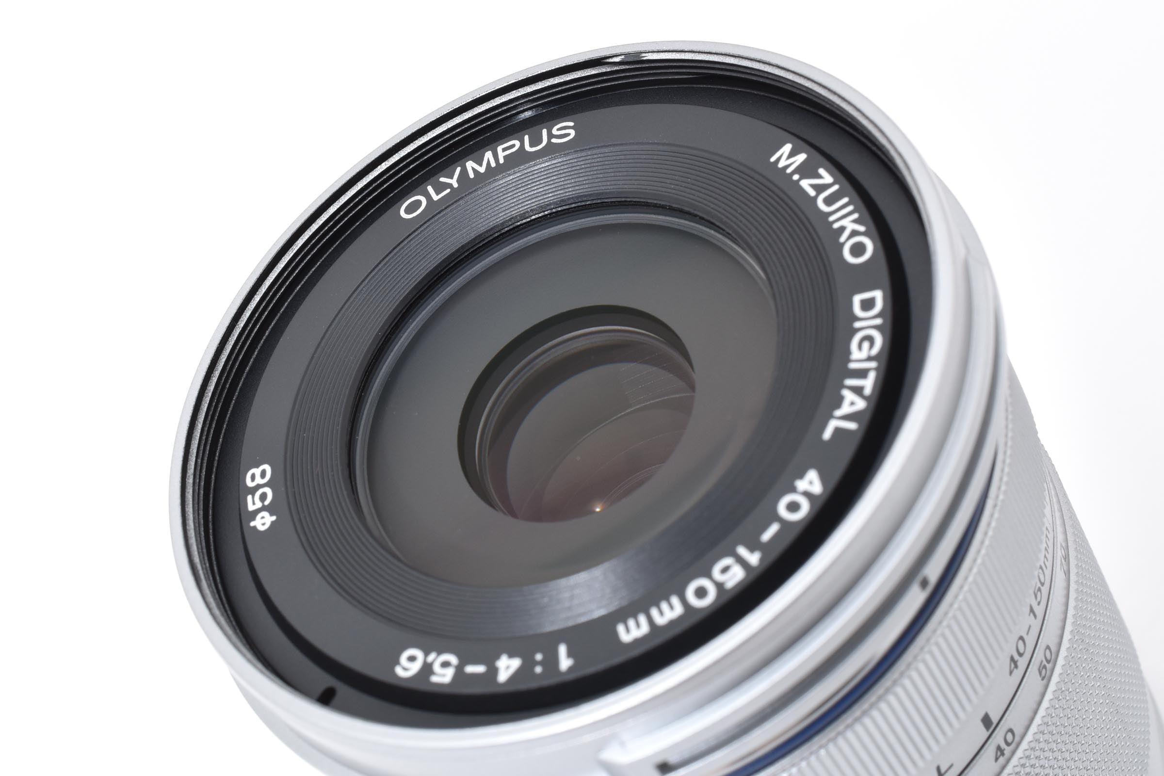 ★良品★ オリンパス Olympus M.ZUIKO DIGITAL ED 40-150MM F4-5.6 シルバー 交換レンズ ★ #8361