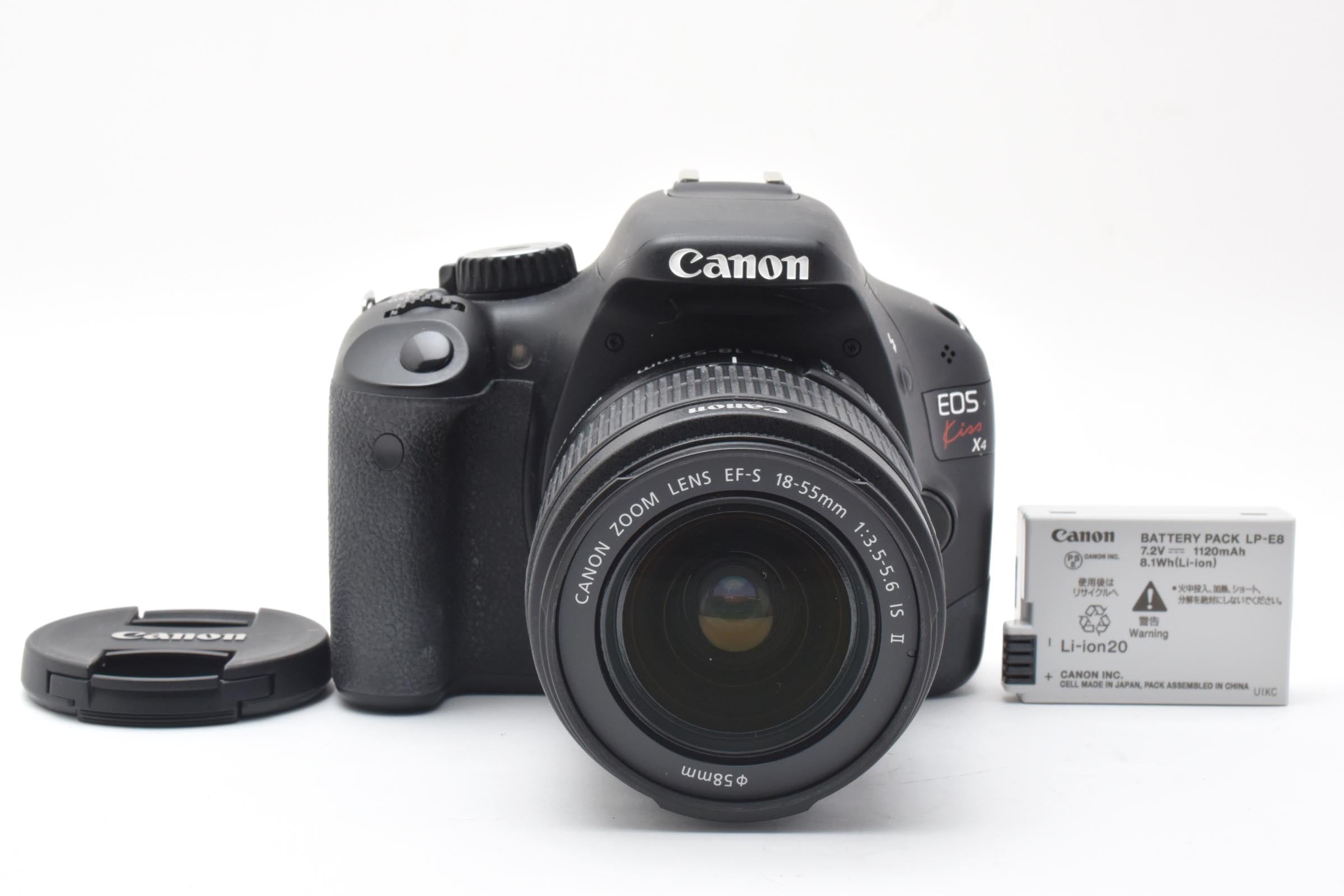 ★良品ショット数10857回★ キヤノン CANON EOS KISS X4 ボディ/ EF-S 18-55mm ii デジタル一眼レフレンズセット ★ #8423