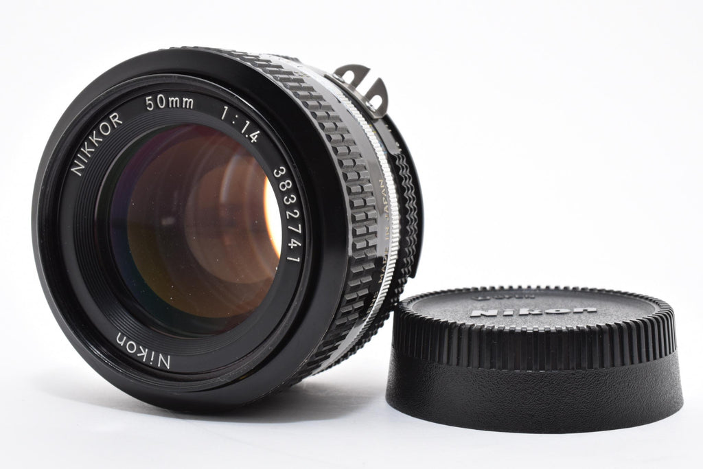 ★美品★ ニコン NIKON NEW NIKKOR 50MM F1.4 AI改 ブラック 単焦点レンズ ★ L44#8029