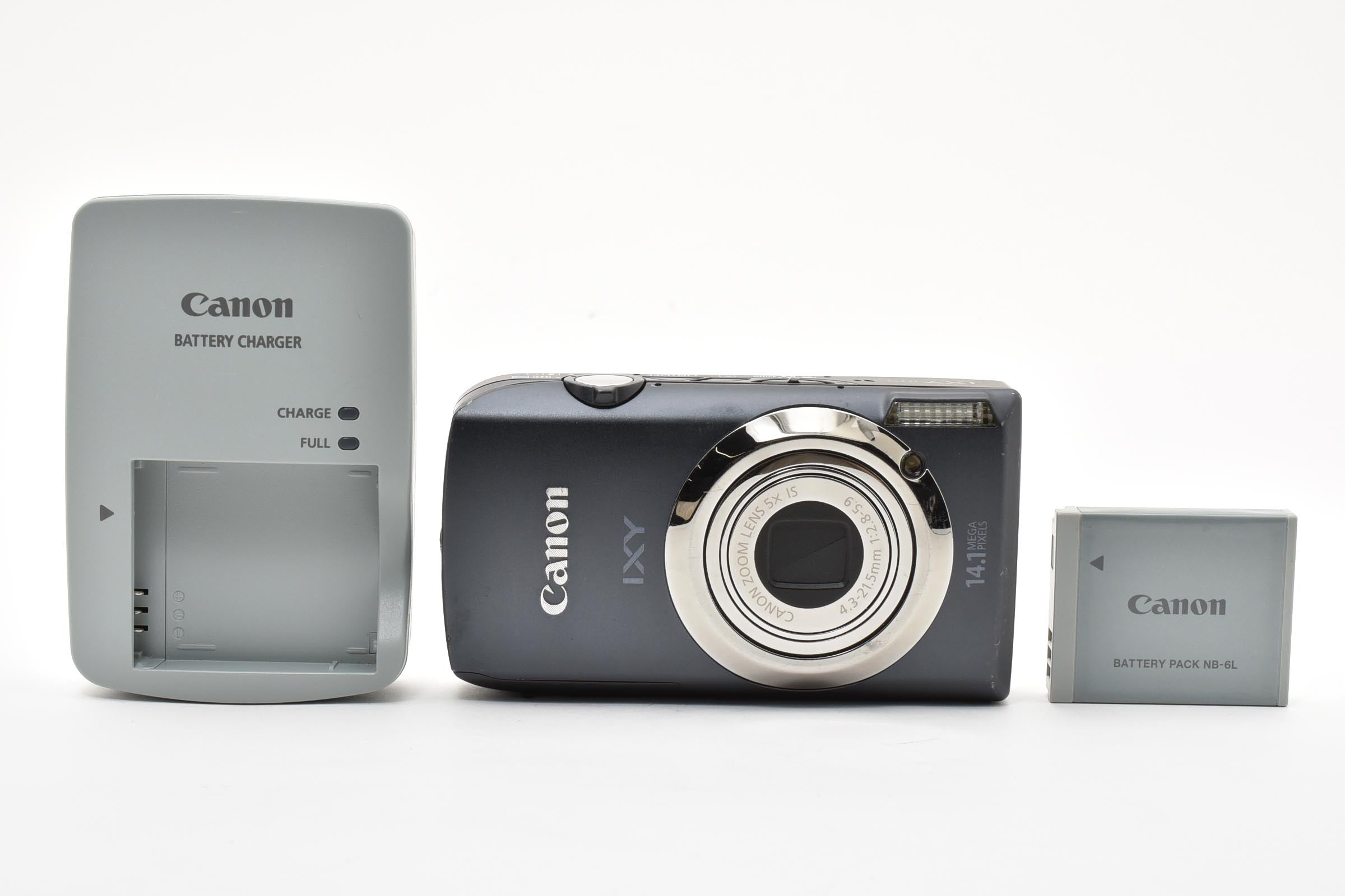 ★美品★ キャノン CANON IXY DIGITAL 10S ブラック デジタルカメラ ★ #8615
