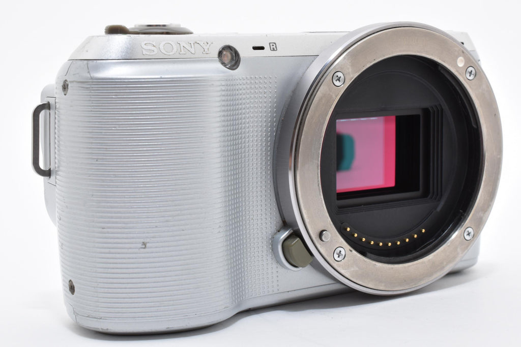★良品★ ソニー SONY NEX-C3 シルバー ショット数26,496回 ミラーレス一眼カメラ ★ L33#8024