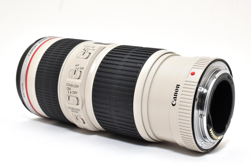 ★良品★ キヤノン Canon EF70-200MM F4L IS USM 望遠ズームレンズ ホワイト ★ L46#7917