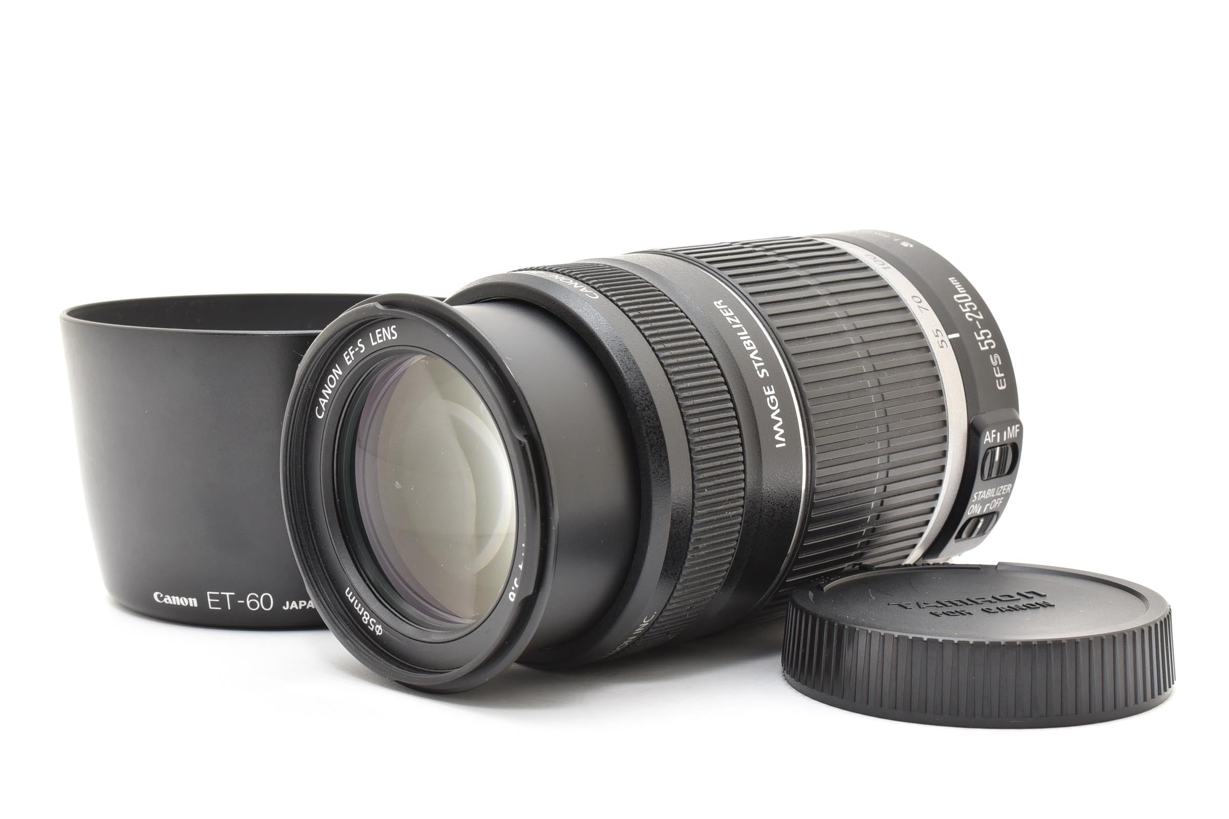 ★美品★ キヤノン Canon EF-S 55-250MM F4-5.6 IS ★ L25#8184