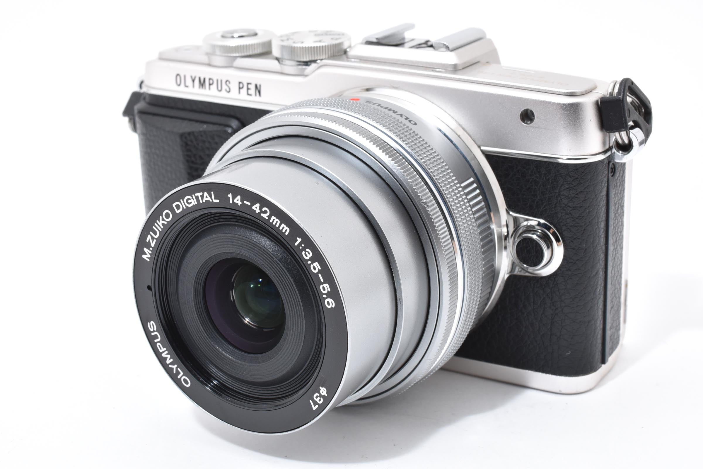 ★美品★ オリンパス Olympus ショット数8290回 PEN LITE E-PL7 14-42MM EZレンズキット ミラーレス一眼 ★ #8378