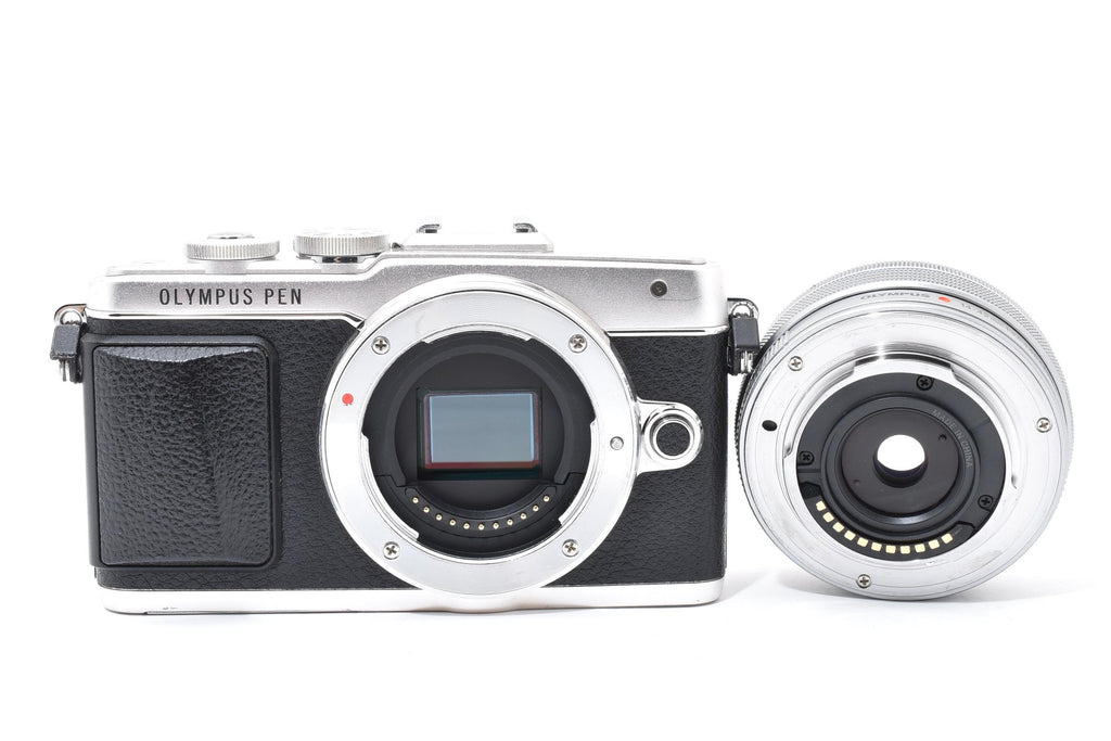 ★美品★ オリンパス Olympus ショット数8290回 PEN LITE E-PL7 14-42MM EZレンズキット ミラーレス一眼 ★ #8378