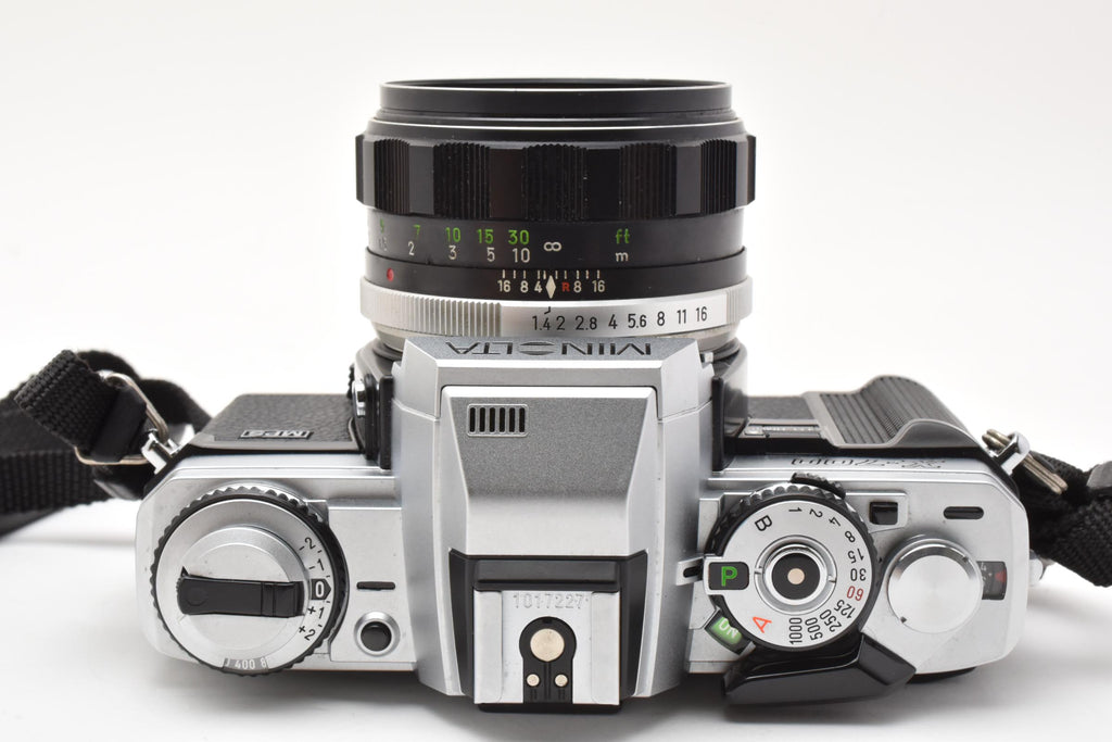 ★美品★ ミノルタ MINOLTA X-700 シルバー MPS MC ROKKOR-PF 58MM F1.4 一眼レフ フィルムカメラ ★ #8258