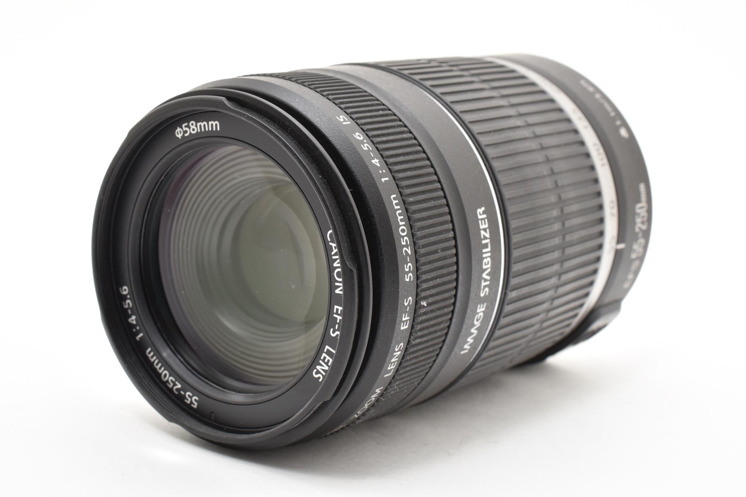 ★美品★ キヤノン CANON EF-S 55-250mm F4-5.6 IS 望遠レンズ ★ #8622