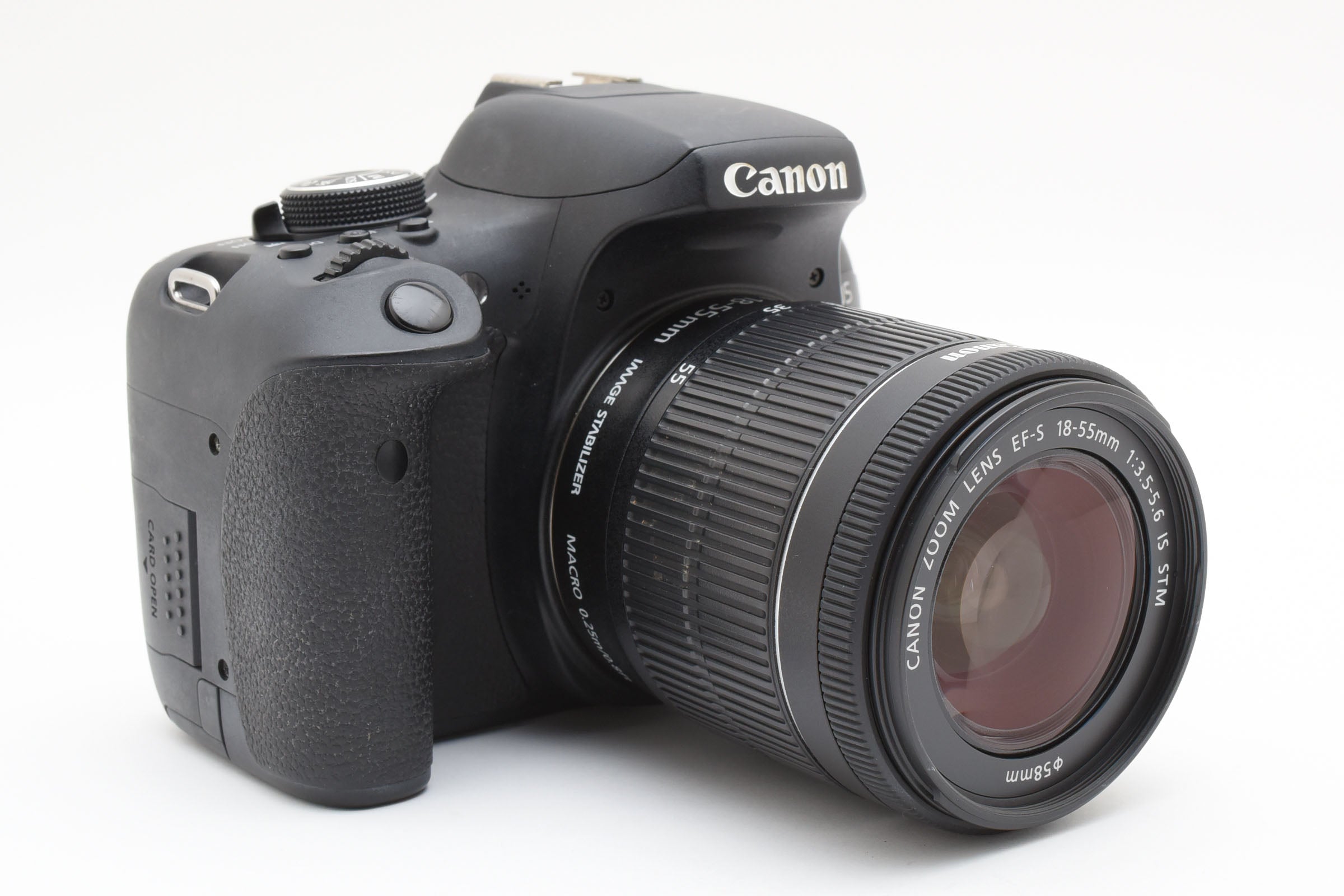 ★良品★ キヤノン Canon EOS KISS X8I EF-S18-55 IS STM レンズキット デジタル一眼レフ ブラック ★ L37#7605