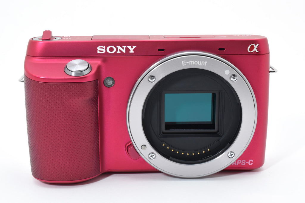 ★美品ショット数169回★ ソニー SONY ミラーレス一眼カメラ NEX-F3 ボディ ピンク ★ L66#7950