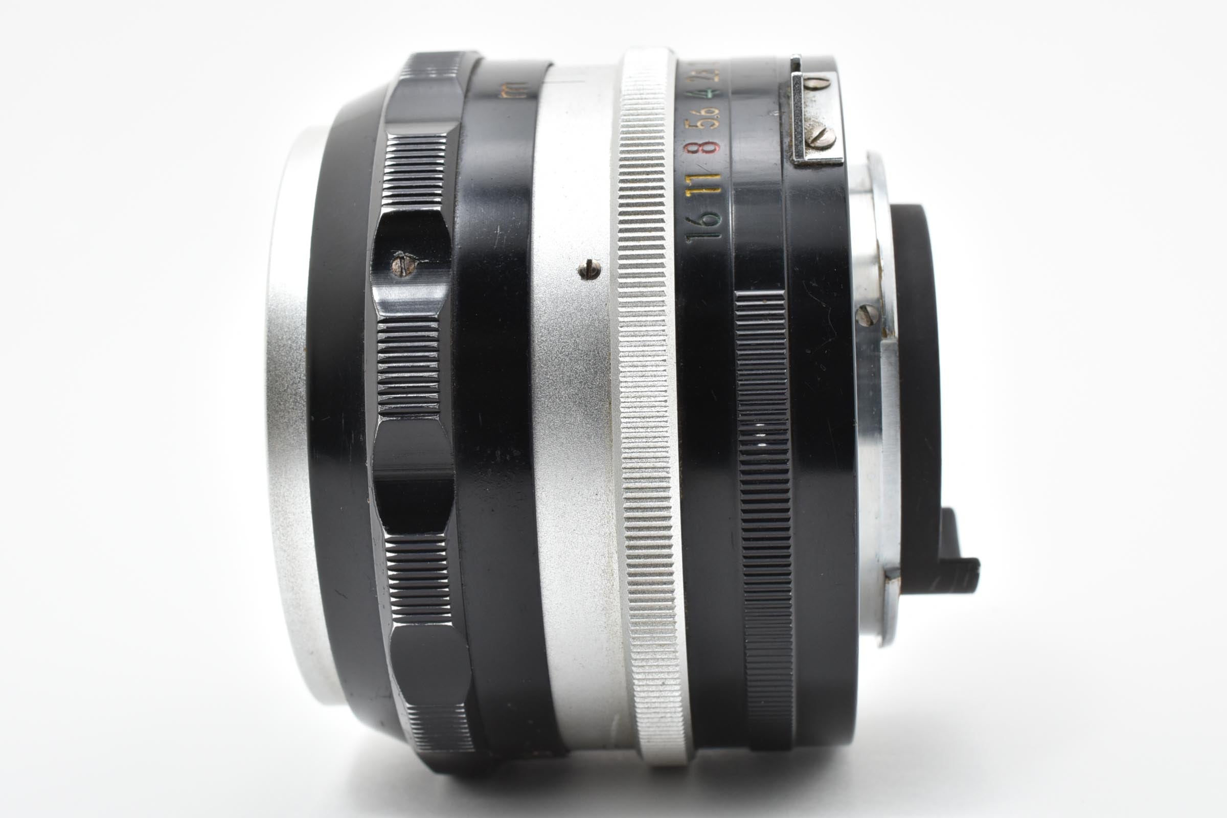 ★美品★ ニコン Nikon AUTO NIKKOR 5.8CM F1.4 PAT.PEND 非AI レンズ ★ L12#8212