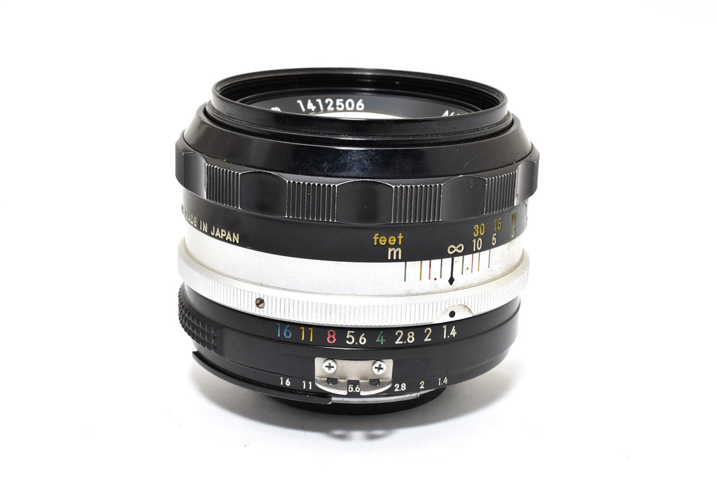 ★良品★ ニコン NIKON NIKKOR-S C AUTO 50MM F1.4 C AI改 ブラック 単焦点レンズ ★ L55#7918