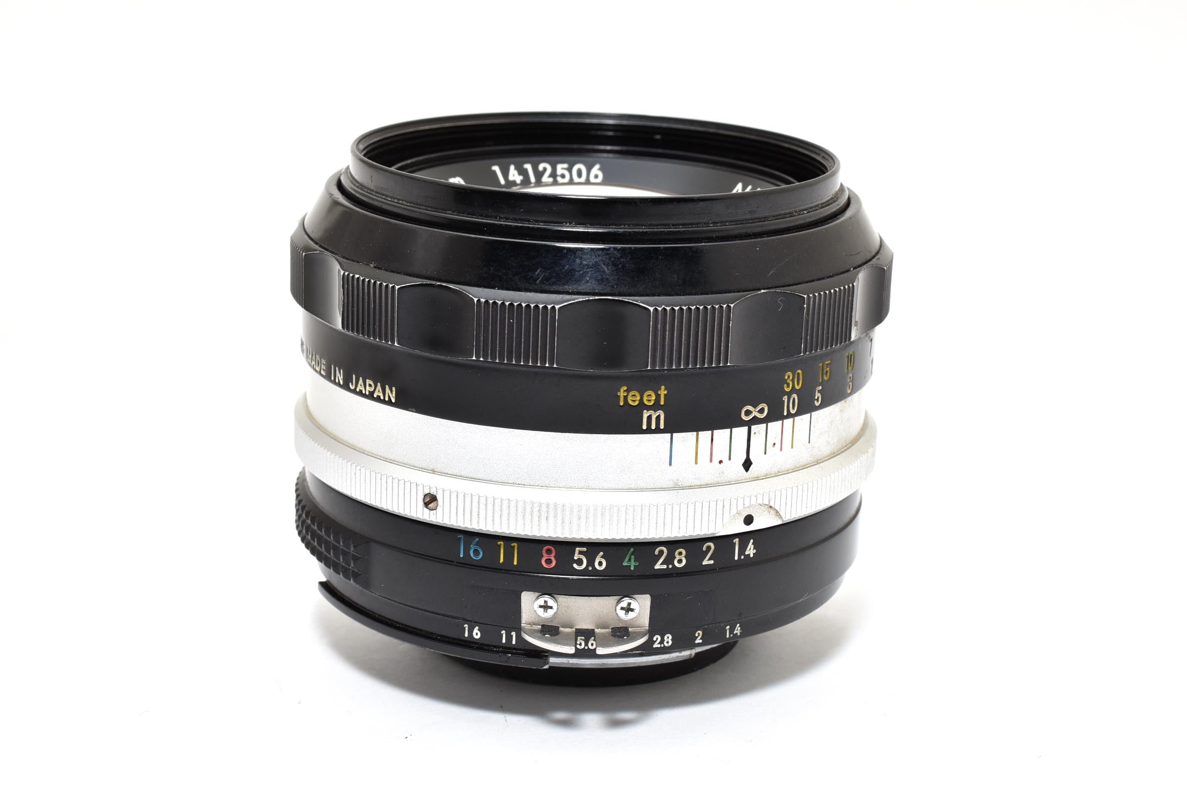 ★良品★ ニコン NIKON NIKKOR-S C AUTO 50MM F1.4 C AI改 ブラック 単焦点レンズ ★ L55#7918