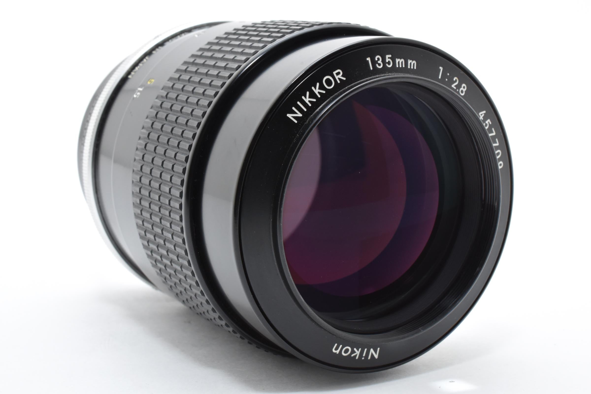 ★美品★ ニコン NIKON NEW NIKKOR 135MM F2.8 非AI ブラック 単焦点 中望遠レンズ ★ L22#7810