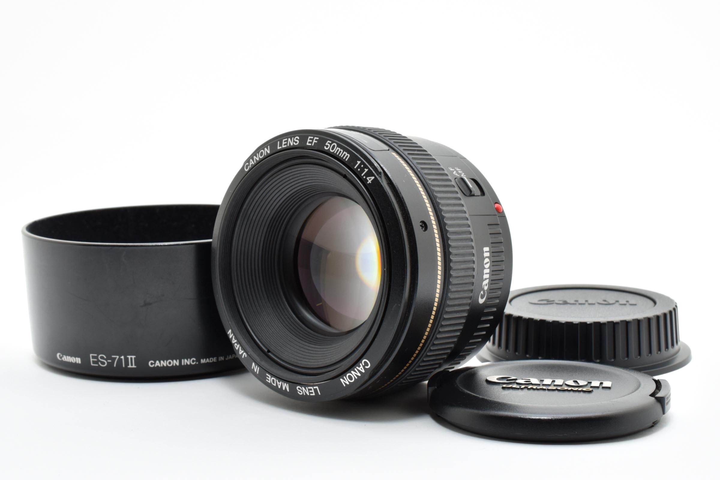 ★美品★ キヤノン CANON EF50mm F1.4 USM 単焦点レンズ ★ #8289