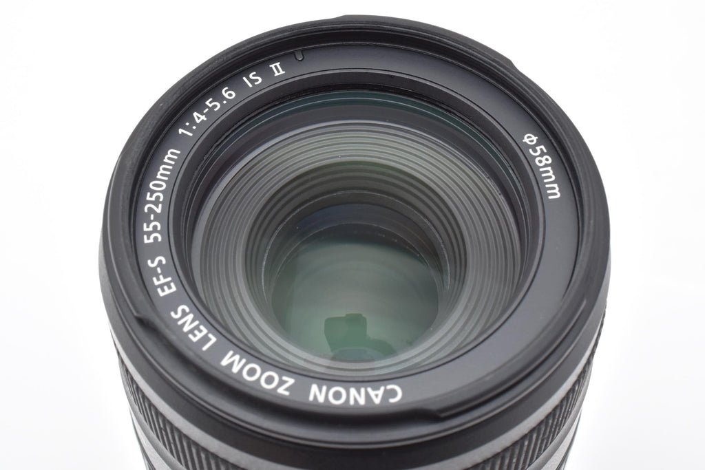 ★良品★ キヤノン CANON EF-S 55-250MM F4-5.6 IS II 望遠ズームレンズ ★ #8456