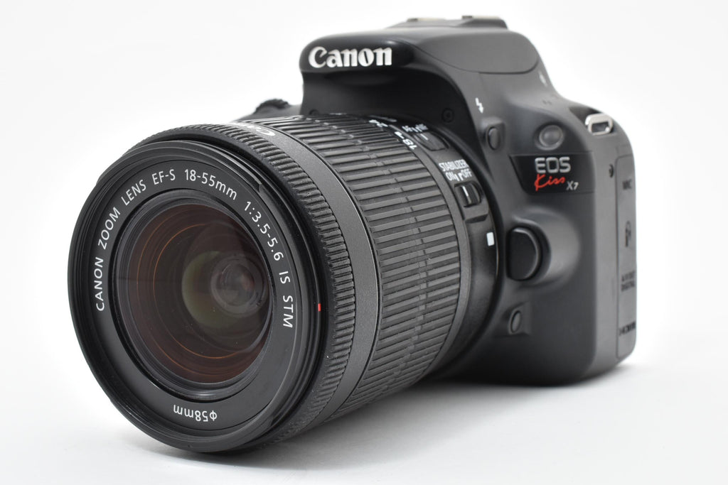 ★良品★ キャノン CANON EOS KISS X7 ボディ EF-S 18-55mm F3.5-5.6 IS STM デジタル一眼レフ ★ #8414