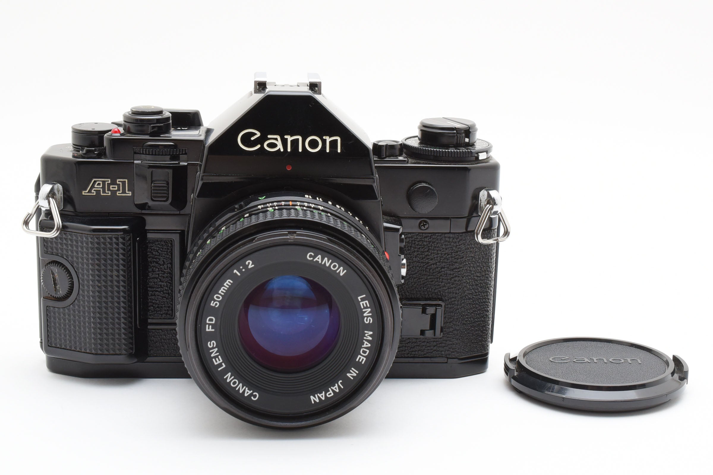 ★良品★ キャノン CANON A-1 ボディ NEW FD 50mm F2 レンズセットフィルムカメラ ★ L44#7267