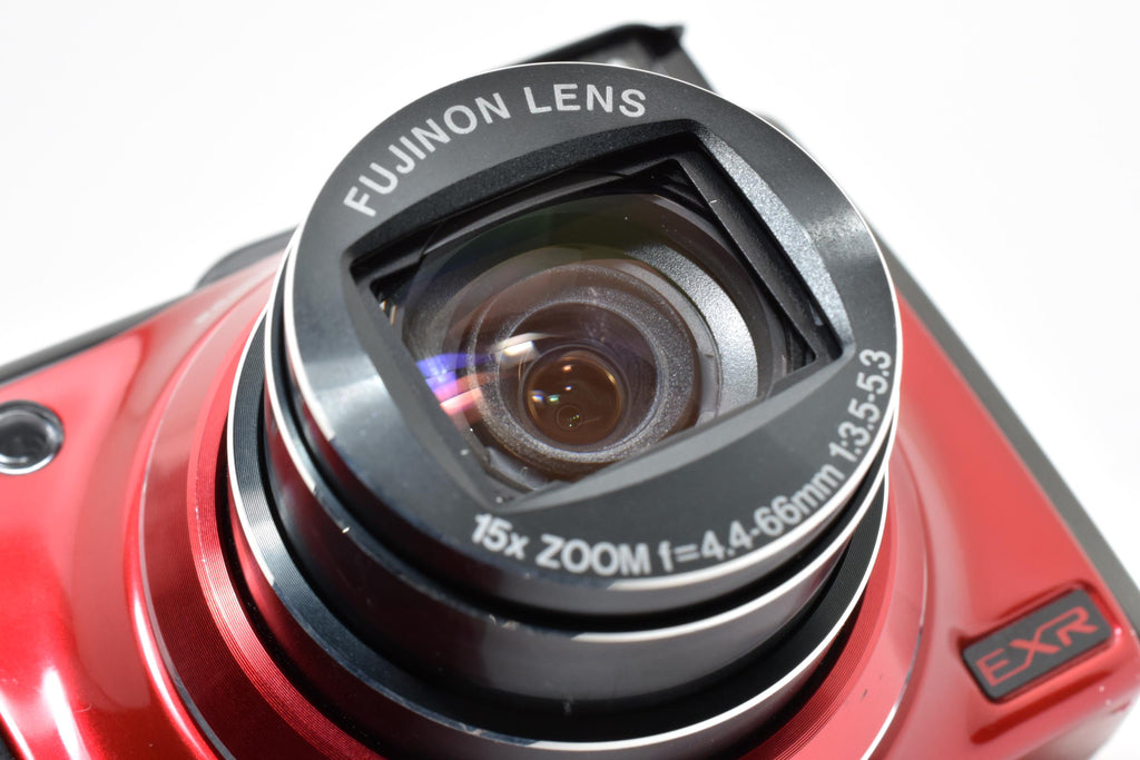 ★美品★ フジフイルム FUJIFILM FINEPIX F550EXR RED デジタルカメラ 【1600万画素】 ★ #8508