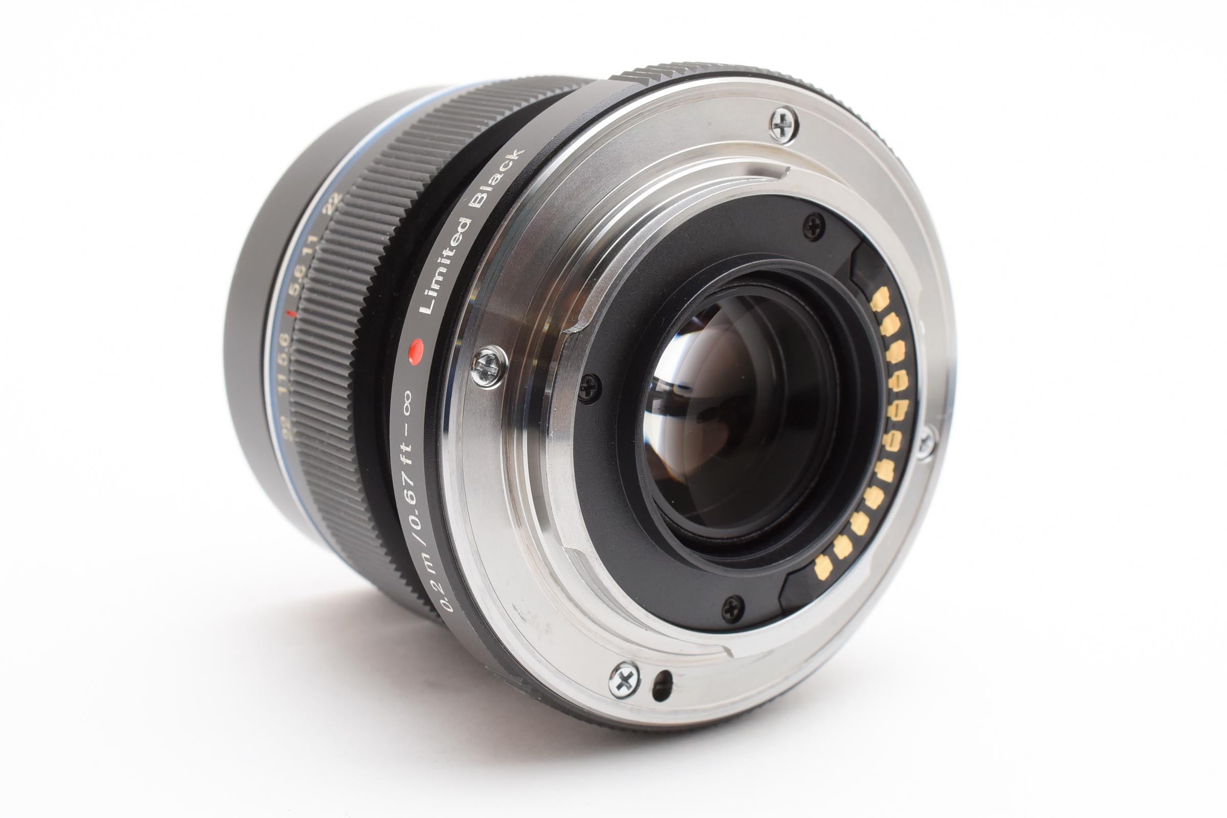★良品★ オリンパス Olympus M.ZUIKO DIGITAL ED12mm F2.0 リミテッドブラックキット【世界限定3000セット】 デジタルレンズ ★ #8287