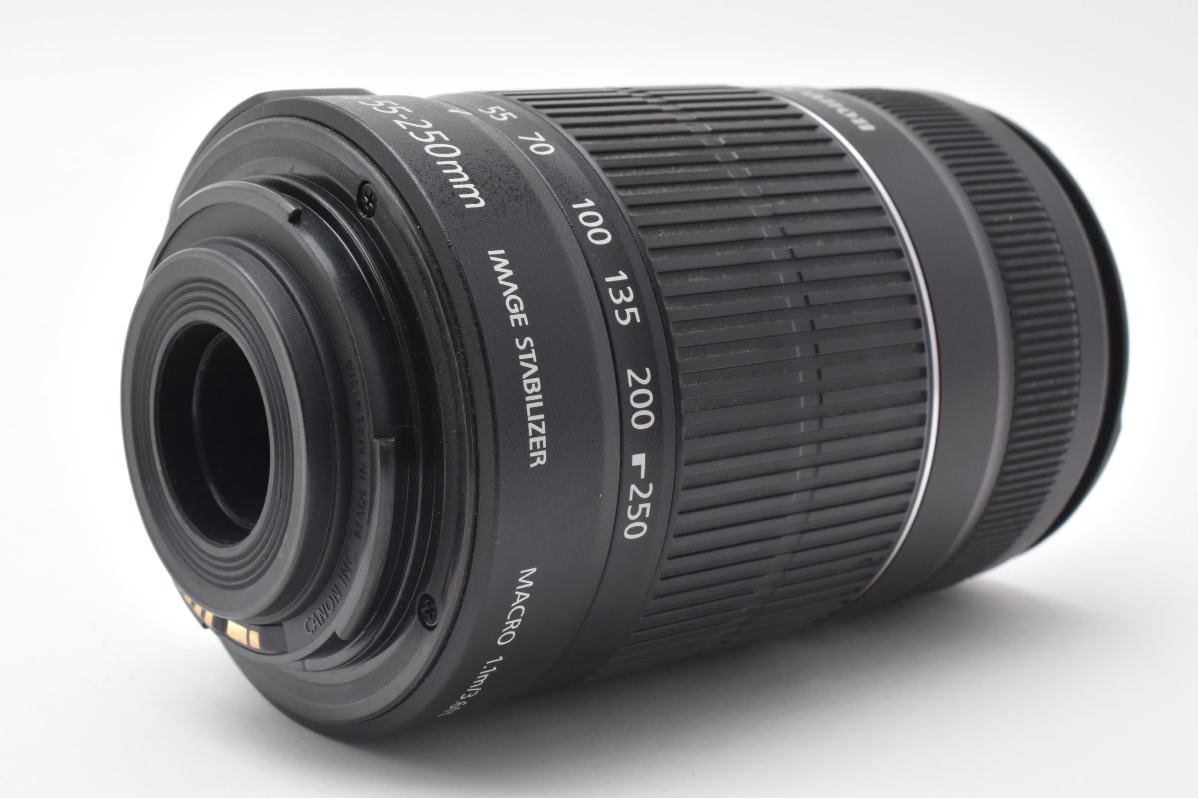 ★良品★ キヤノン CANON EF-S 55-250MM F4-5.6 IS II 望遠ズームレンズ ★ #8456