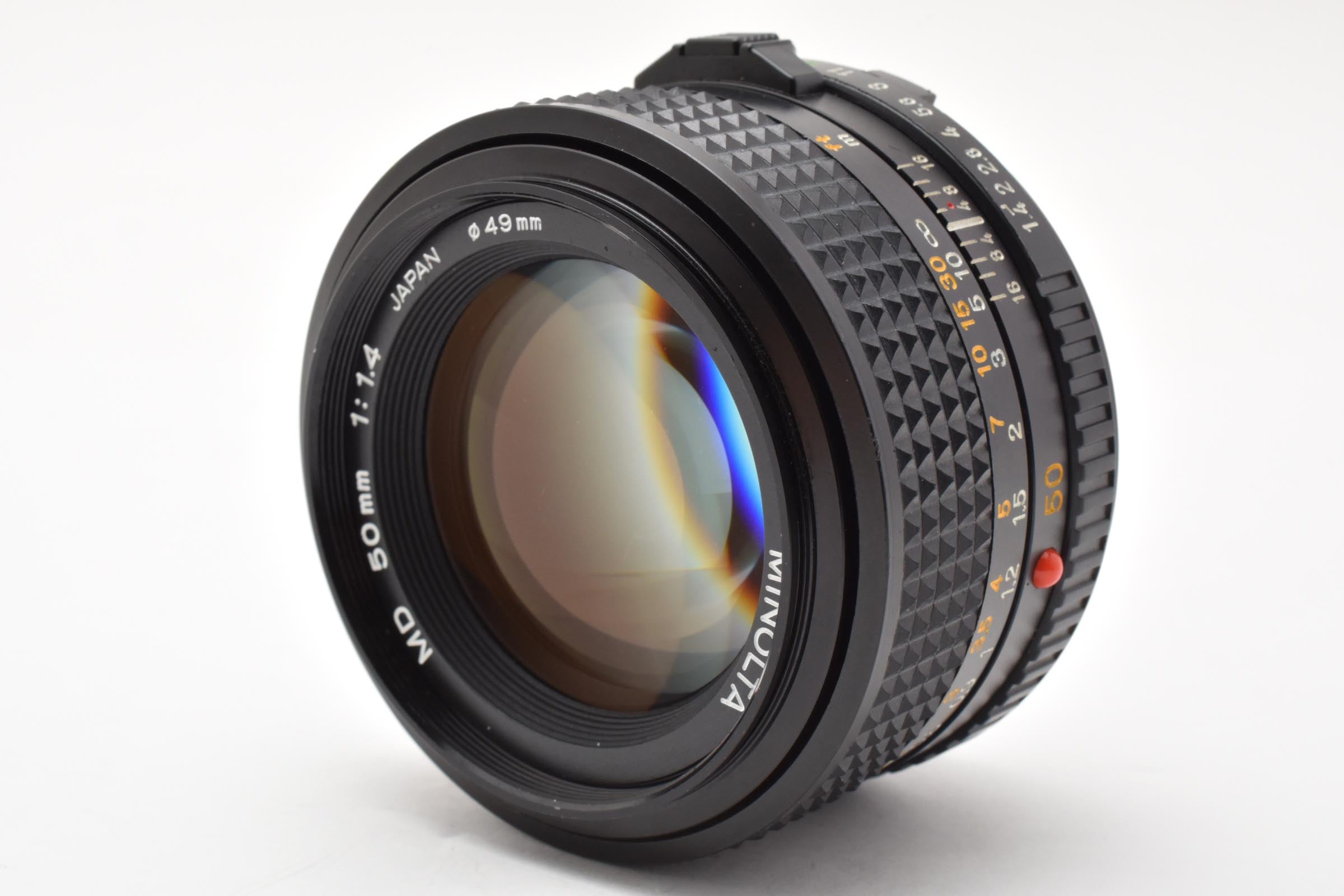 ★良品★ ミノルタ MINOLTA MD 50mm F1.4 単焦点レンズ ★ #8261