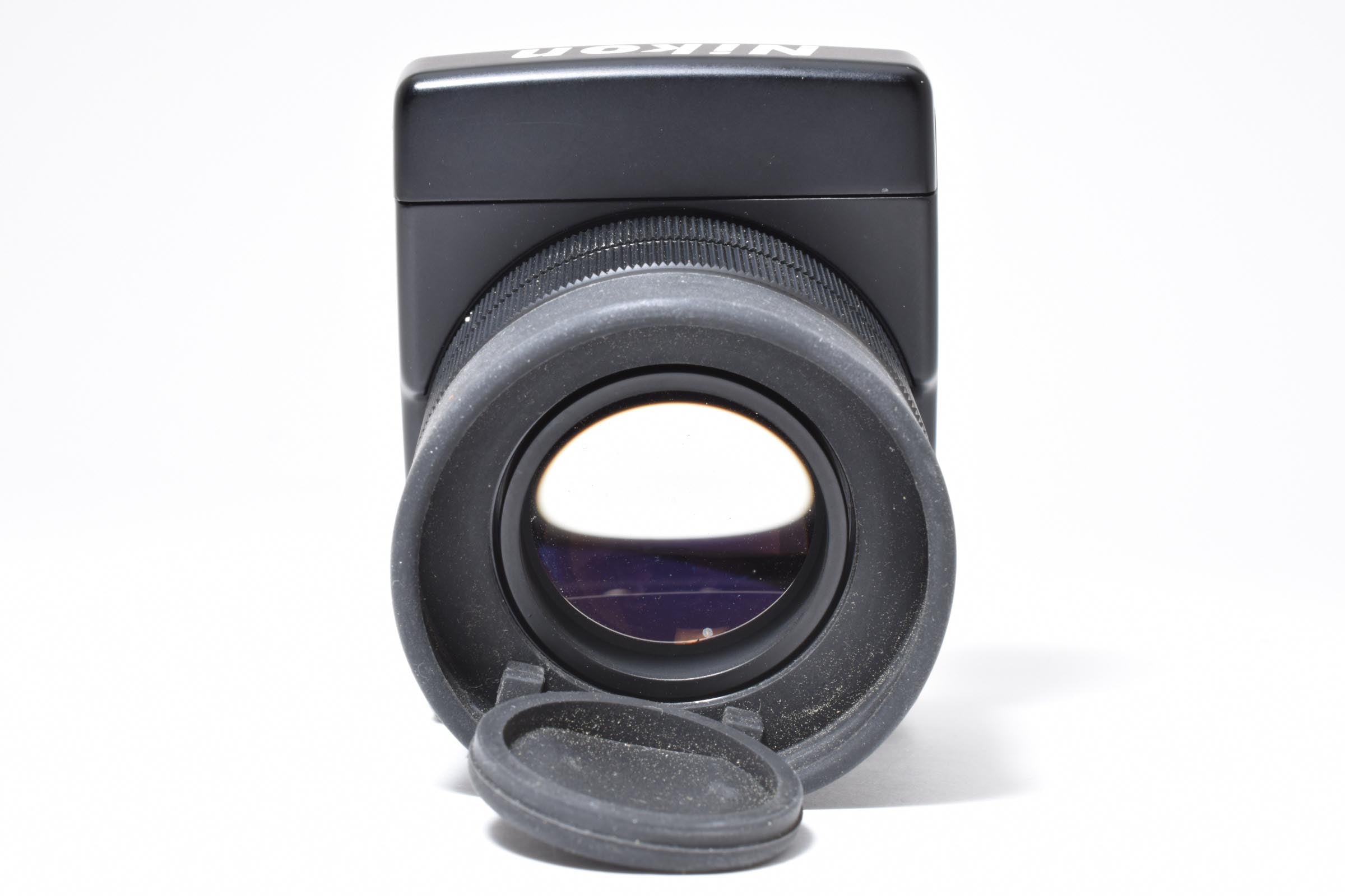★美品★ ニコン NIKON F4用高倍率ファインダー DW-21 ブラック 6倍 高倍率ファインダー ★ L16#7903
