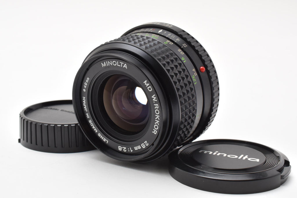 ★美品★ ミノルタ MINOLTA MD W.ROKKOR 28MM F2.8 カメラレンズ ★ #8259