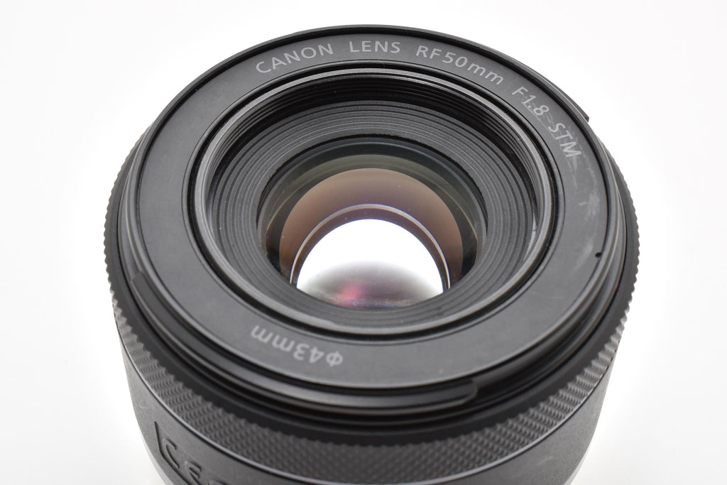 ★美品★ キヤノン CANON RF50mm F1.8 STM 単焦点レンズ 動作確認済 小スレ有 ★ #8612