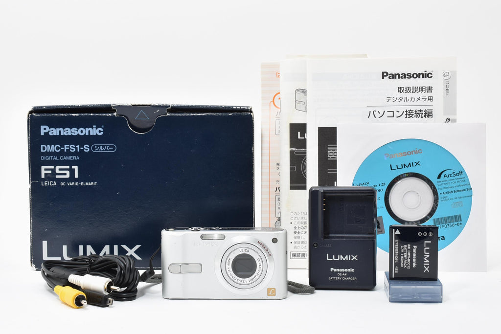 ★美品★ パナソニック Panasonic DMC-FS1 SILVER コンパクトデジタルカメラ ★ L20#7833
