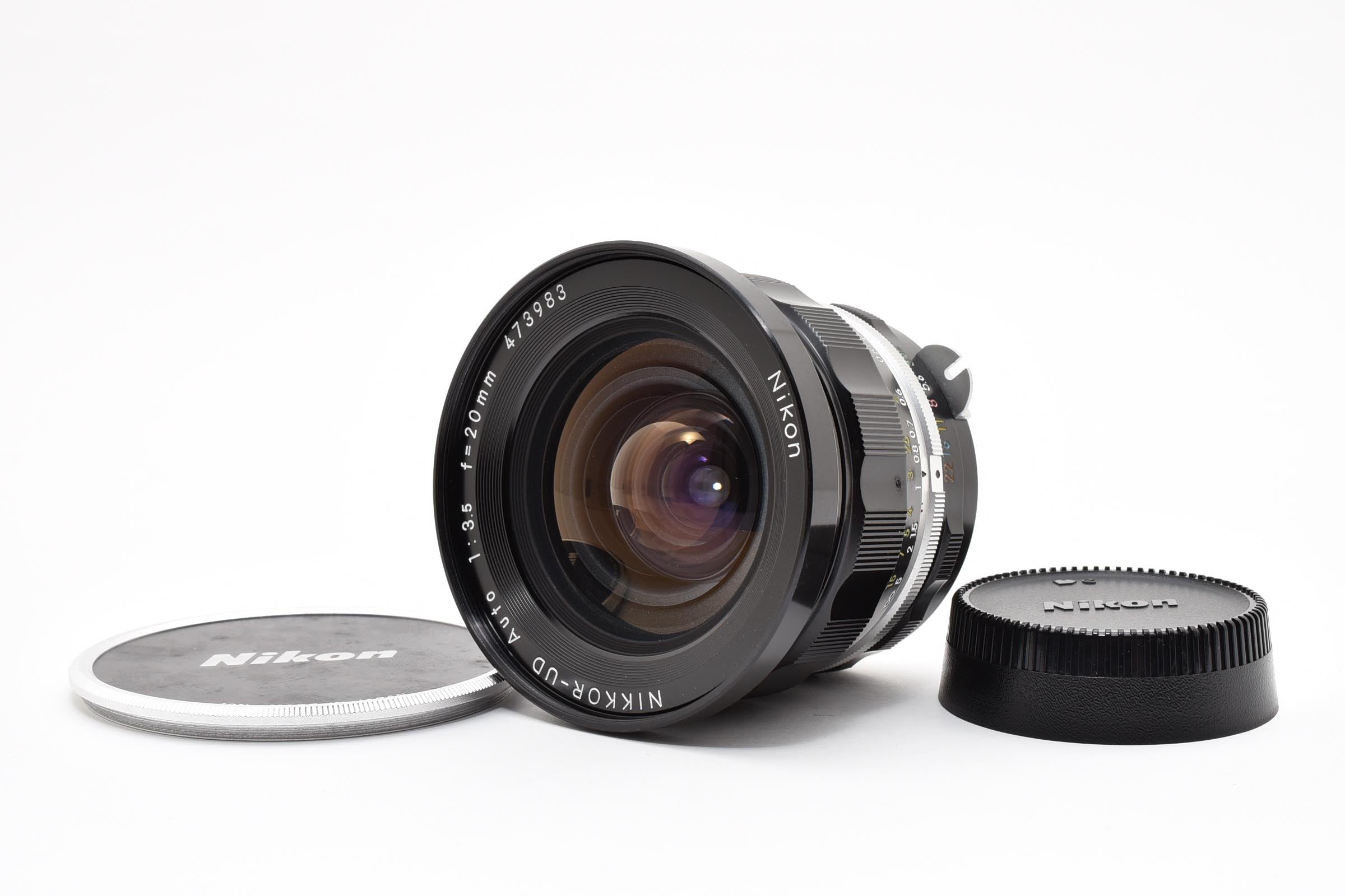 ★美品★ ニコン Nikon AUTO NIKKOR 20MM F3.5 非AI レンズ ★ #8393