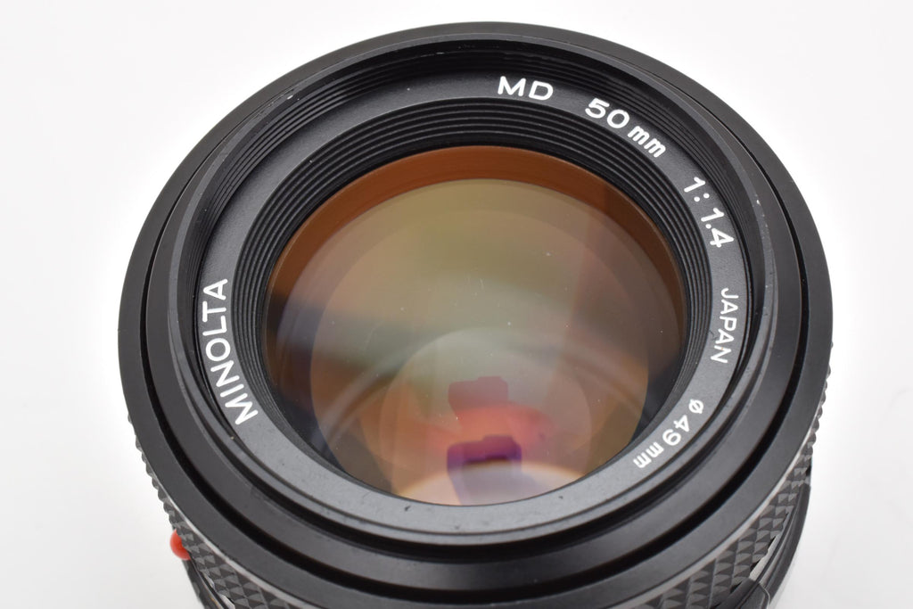 ★良品★ ミノルタ MINOLTA MD 50mm F1.4 単焦点レンズ ★ #8261