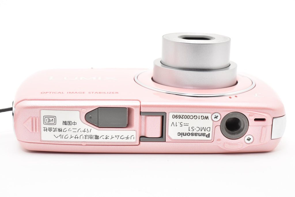 ★美品★ パナソニック Panasonic DMC-S1 ピンク デジタルカメラ ★ #8330