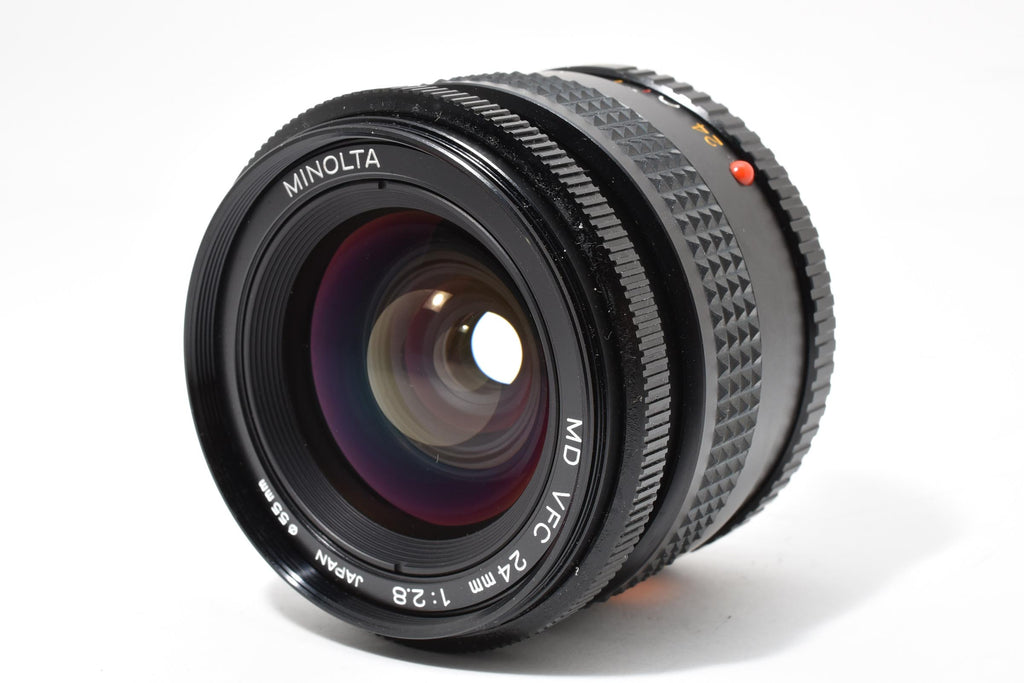 ★希少美品★ ミノルタ MINOLTA MD VFC 24MM F2.8 広角 単焦点 交換レンズ ★ L55#7513